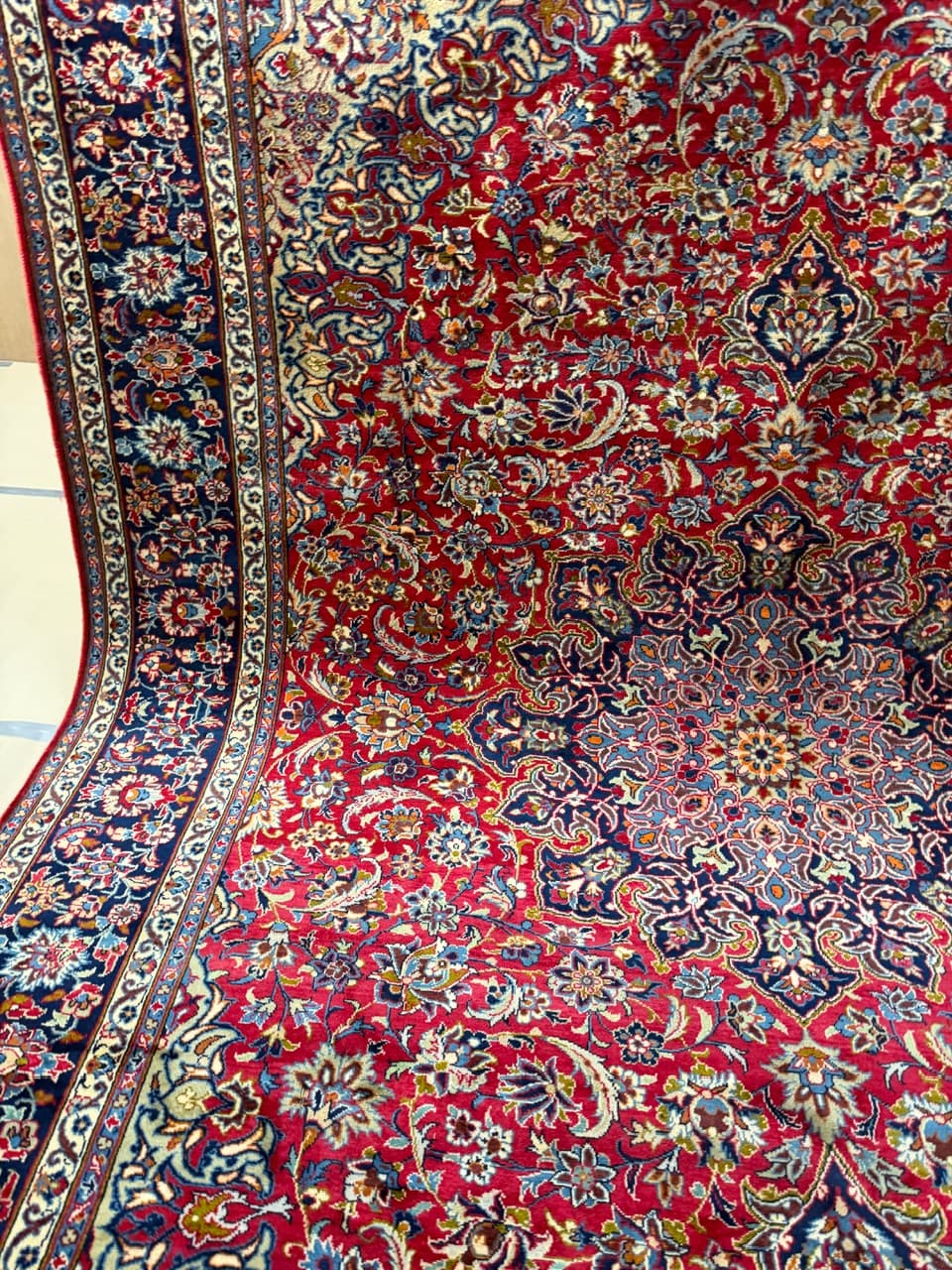 Nowy Kaszmirowy Dywan Wełniany Perski Iran Keshan 400x300 - 182680