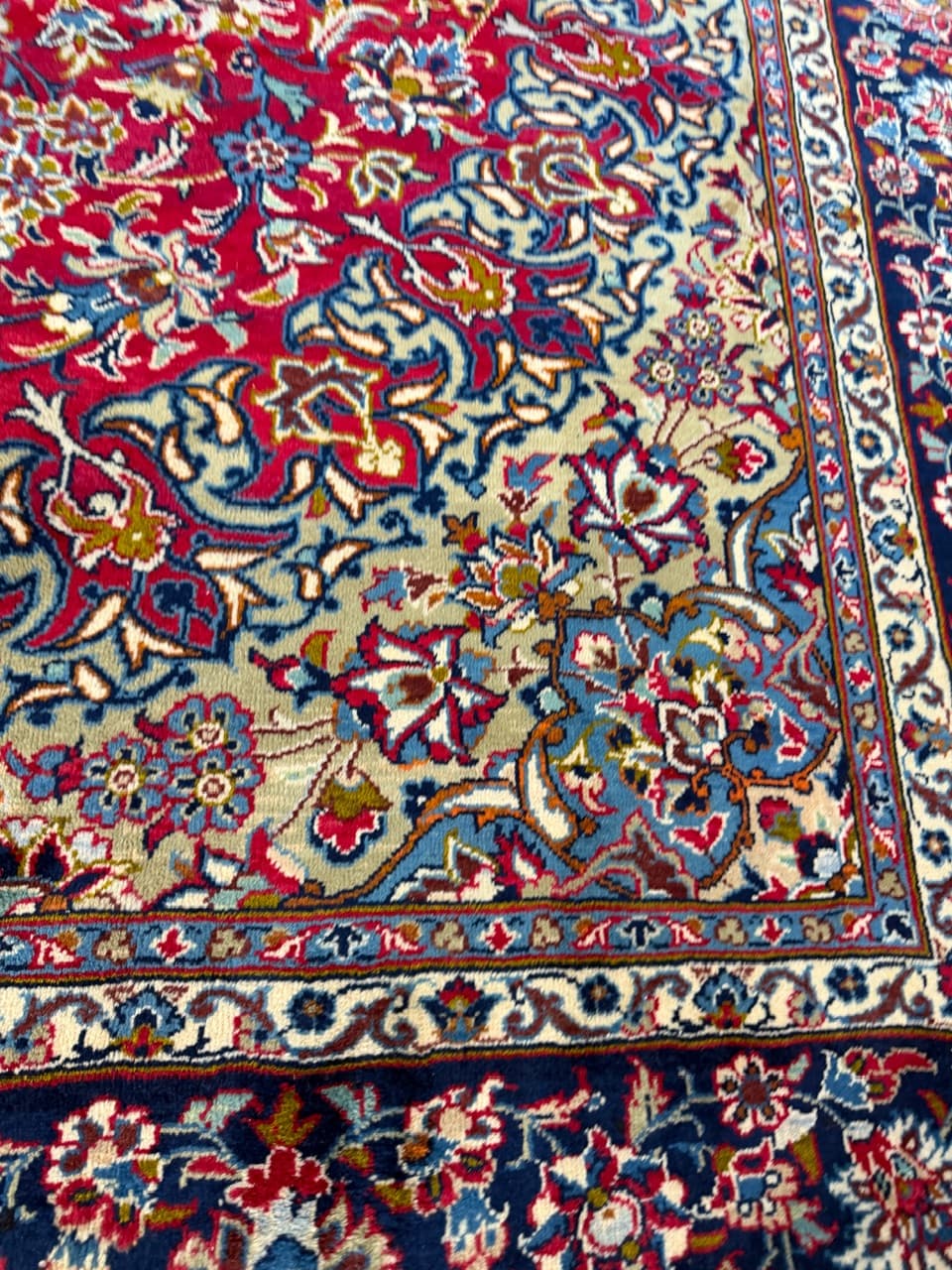 Nowy Kaszmirowy Dywan Wełniany Perski Iran Keshan 400x300 - 182674