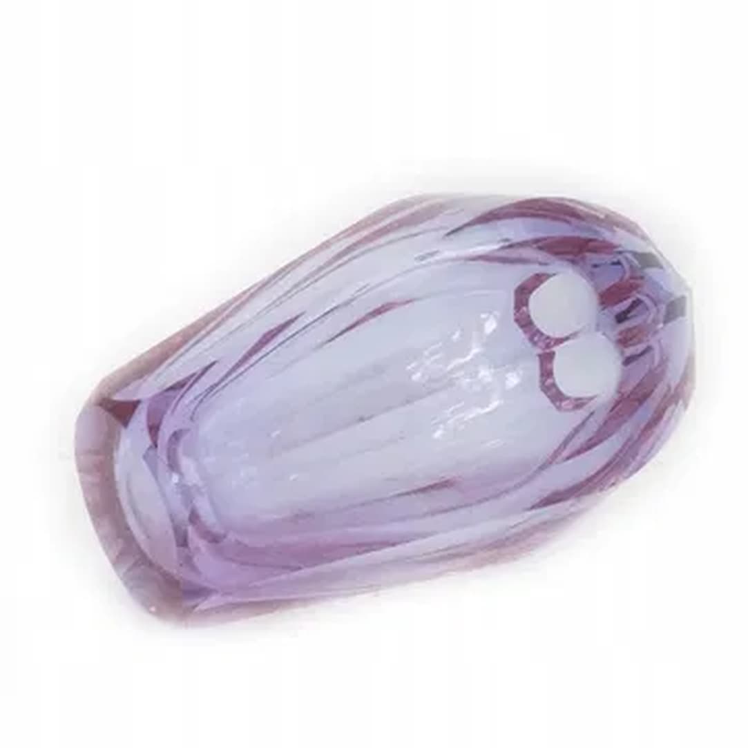 Wazon Art Deco, szkło aleksandrytowe kryształ, Moser, Czechosłowacja, lata 30. - 182696