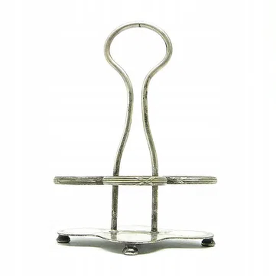 Kabaret na przyprawy, styl eklektyczny, mosiądz srebrzony, Polska, lata 30.