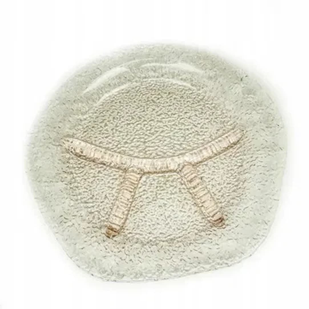 Serving platter, mid-century modern, pressed rosaline glass, by J. S. Drost, Ząbkowice, Poland, 1970s. - 182724