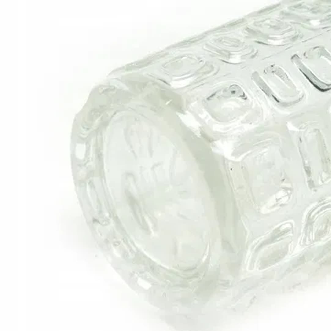 Wazon Wulkany, modernizm, szkło róż roselinowy, Ząbkowice, Polska, lata 70. - 182738