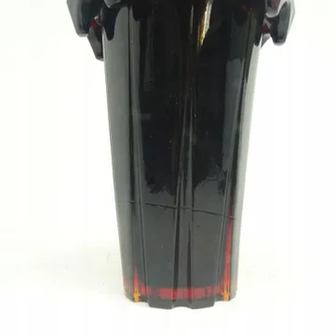 Diatret vase Mid-century modern, maroon soda glass, by J. S. Drosd, Ząbkowice, Poland, 1970s. - 182857