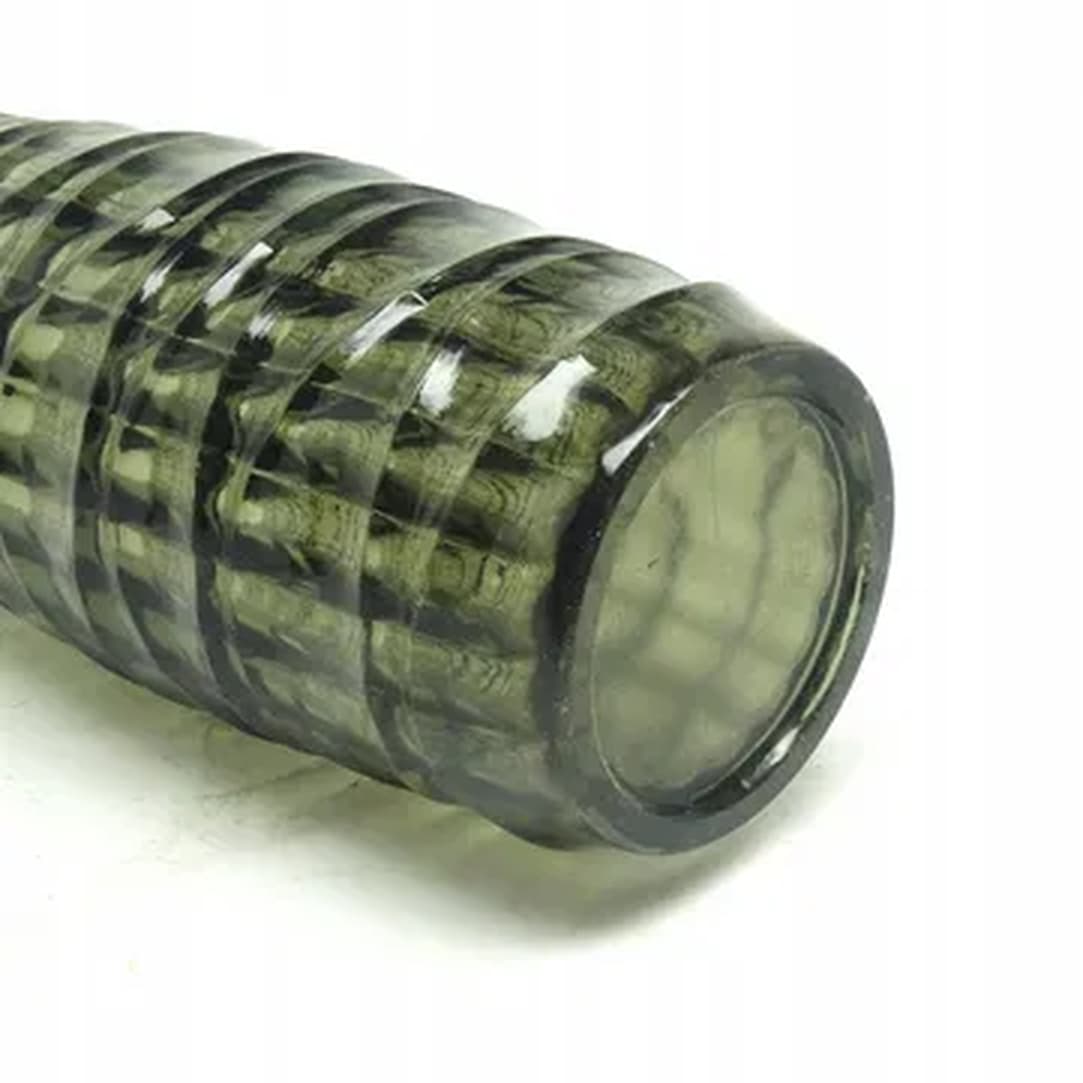 Baleron vase Modernism, transparent glass, HSG Ząbkowice, Poland, 1970s. - 182873