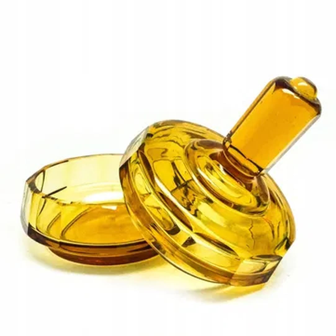 Art Deco bonbonniere, crystal, Moser, Czechoslovakia, 1930s. - 182975