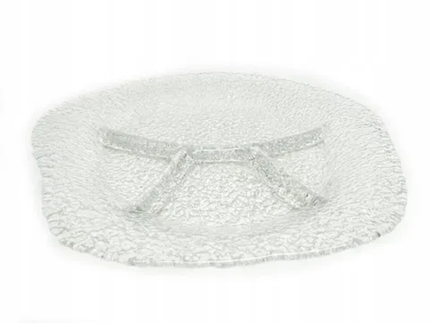 Appetizer platter, mid-century modern, sodalime glass, by J. S. Drost, Ząbkowice, Poland, 1970s. - 182986