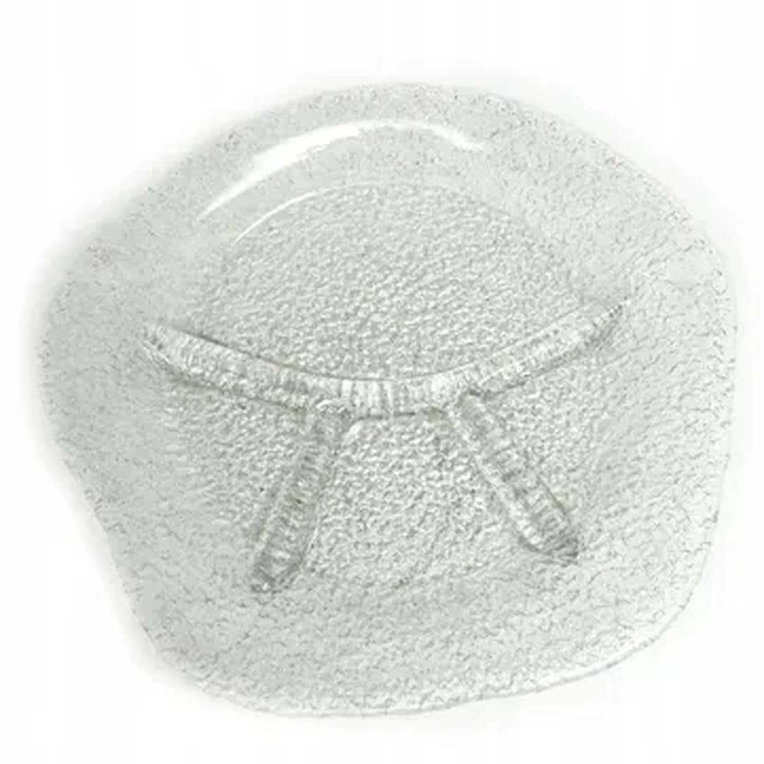 Appetizer platter, mid-century modern, sodalime glass, by J. S. Drost, Ząbkowice, Poland, 1970s. - 182985