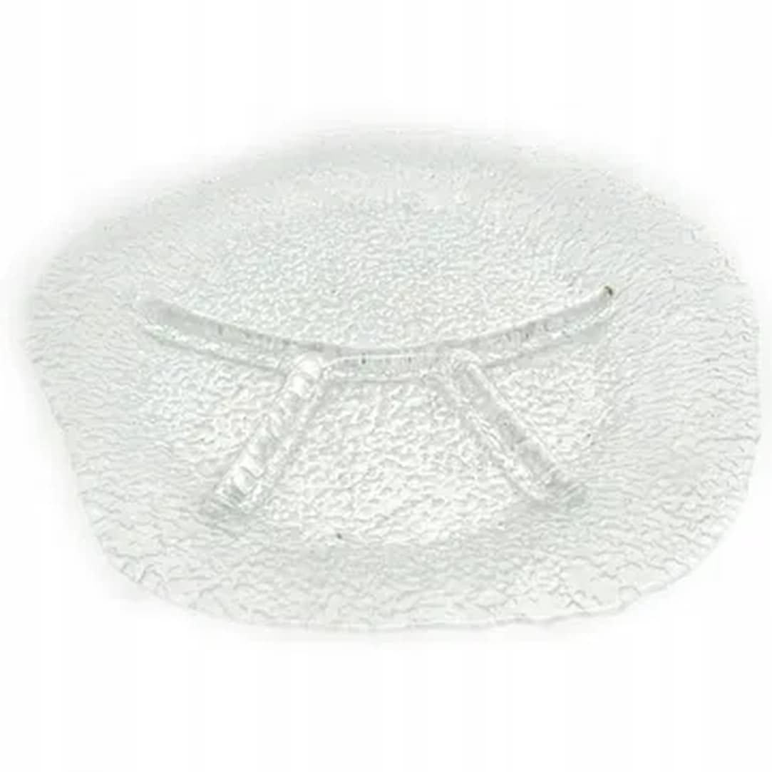 Appetizer platter, mid-century modern, rosalin glass, by J.S. Drost, Ząbkowice, Poland, 1970s. - 182999