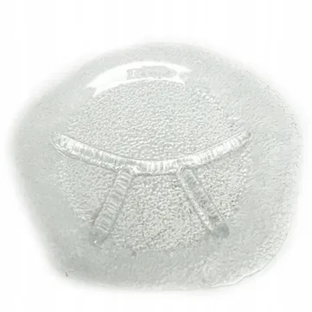 Appetizer platter, mid-century modern, rosalin glass, by J.S. Drost, Ząbkowice, Poland, 1970s.