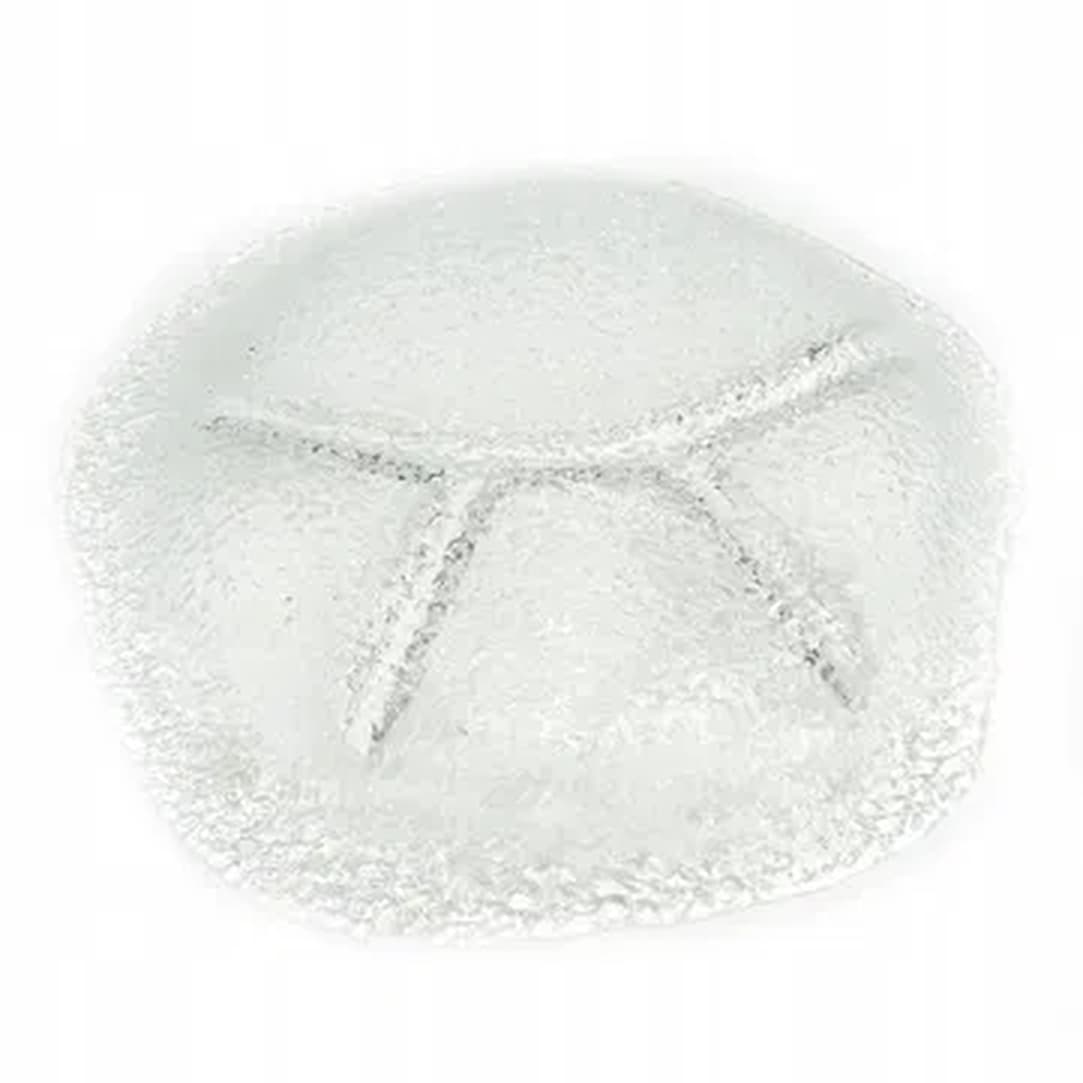 Appetizer platter, mid-century modern, rosalin glass, by J.S. Drost, Ząbkowice, Poland, 1970s. - 183000