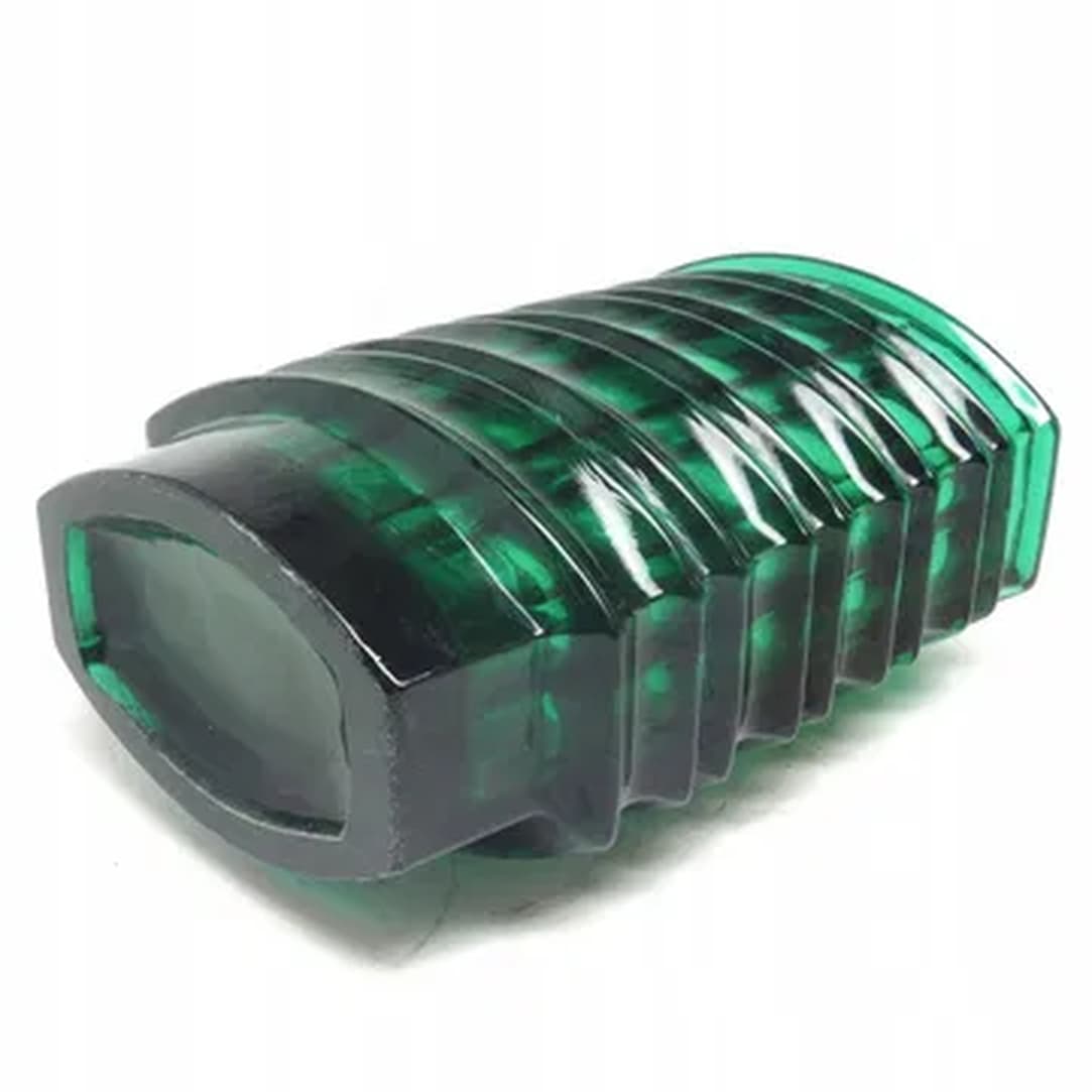 Optical vase, mid-century modern, transparent glass, by J. Drost, Ząbkowice, Poland, 1970s. - 183095