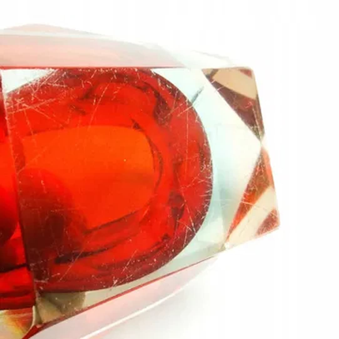 Murano organizer, mid-century modern, sommerso glass, Italy, 1950s. - 183229