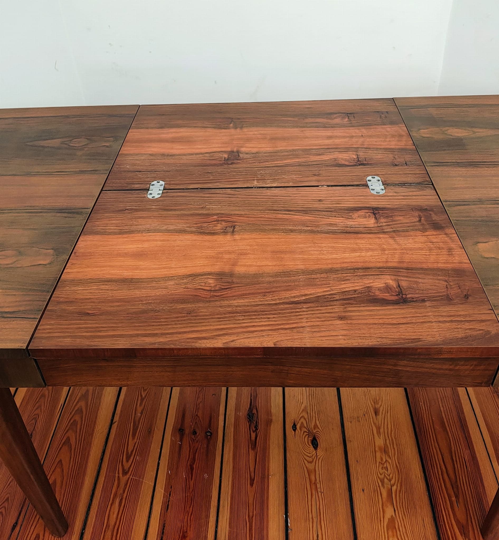 Extendable dining table, dark walnut, by J. Halabala, UP Závody, Czechoslovakia, 1950s. - 183320