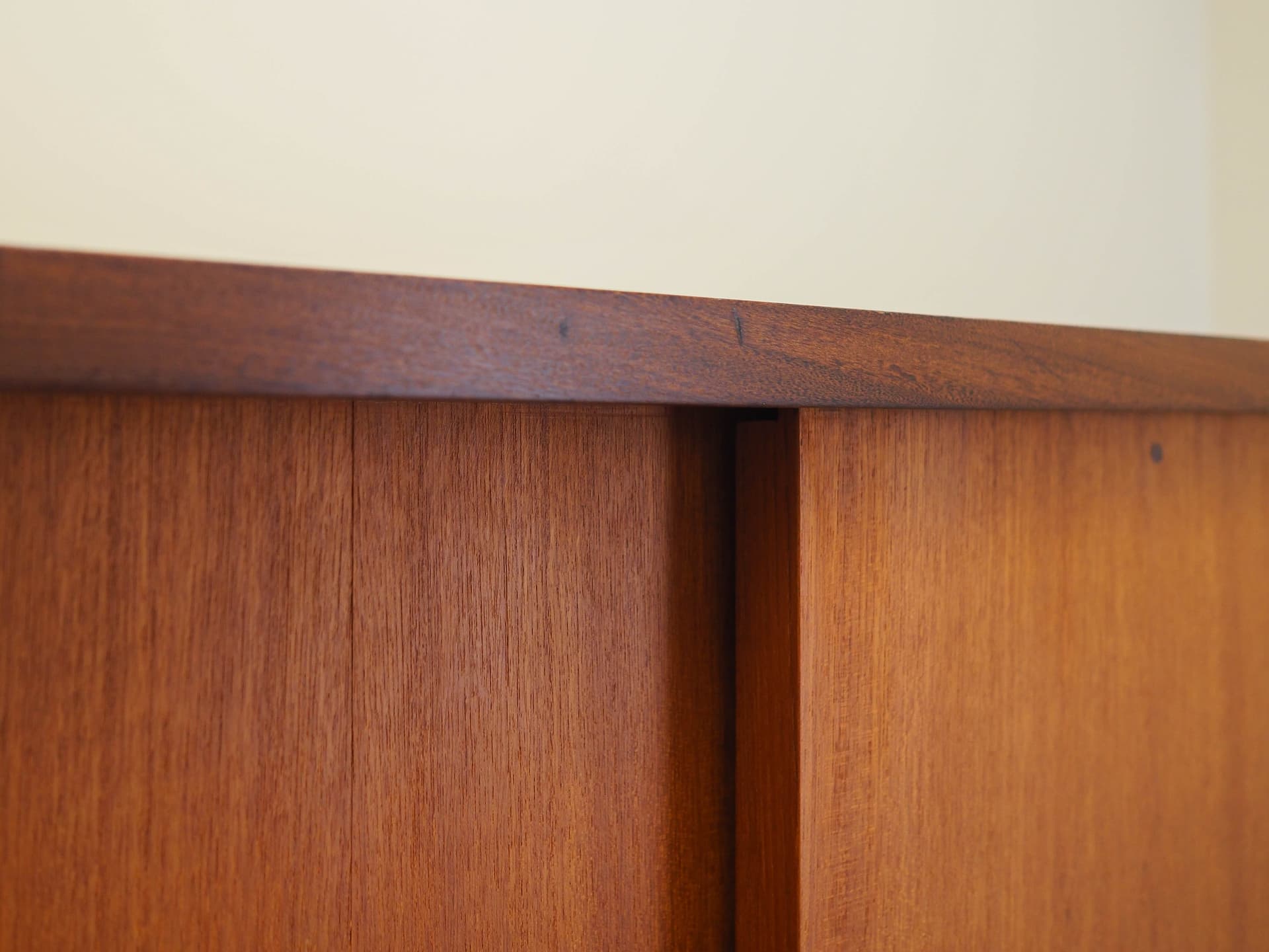 Wardrobe, brown teak, Denmark, 1960s. - 183479