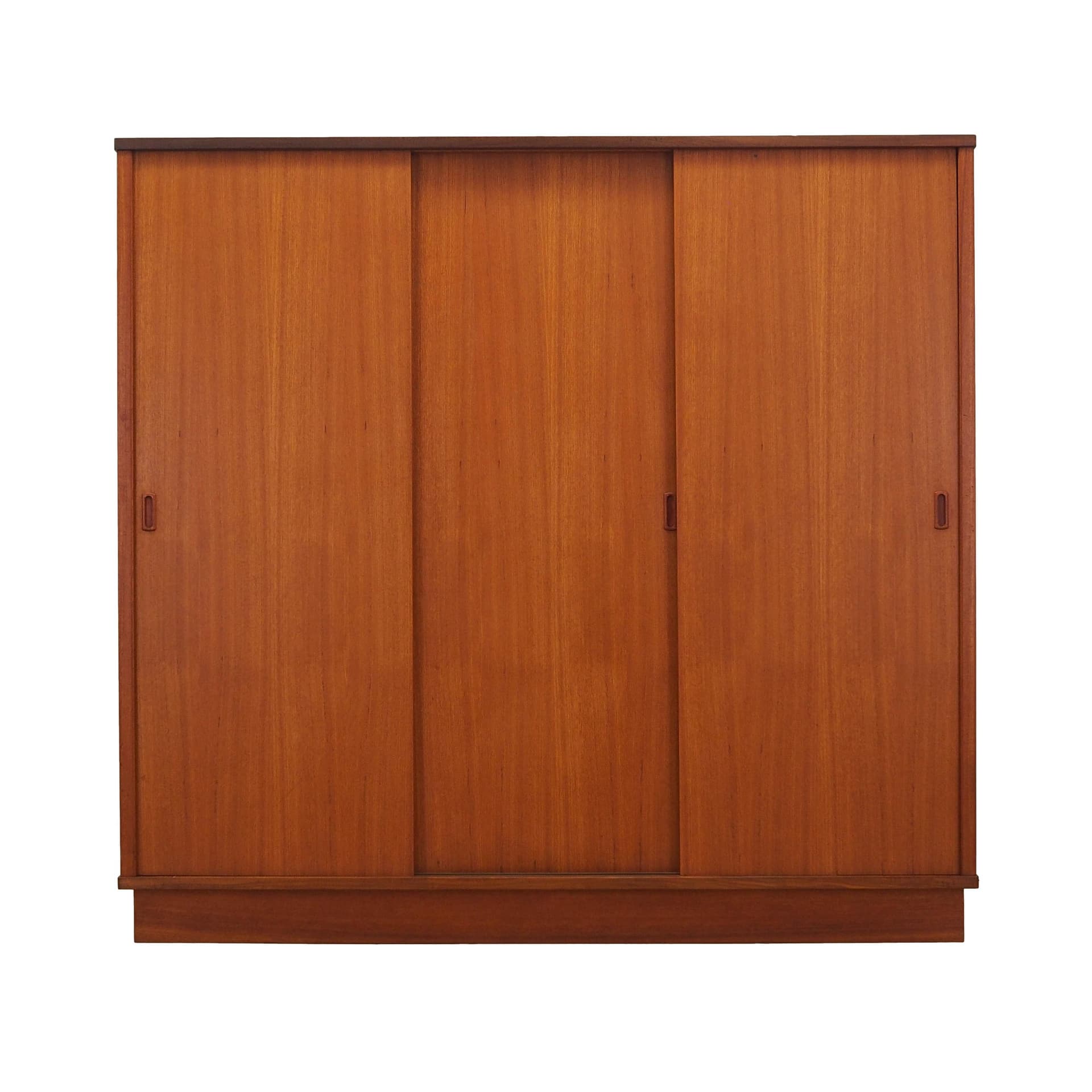 Wardrobe, brown teak, Denmark, 1960s.