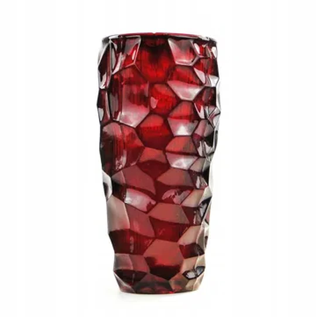 Okulus vase, Mid-century modern, transparent glass, Ząbkowice, Poland, 1970s. - 183563