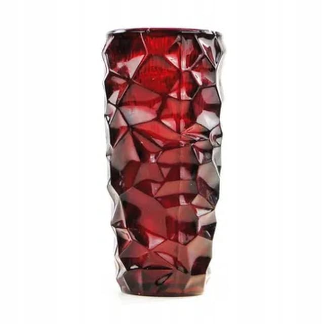 Okulus vase, Mid-century modern, transparent glass, Ząbkowice, Poland, 1970s. - DIMENSION