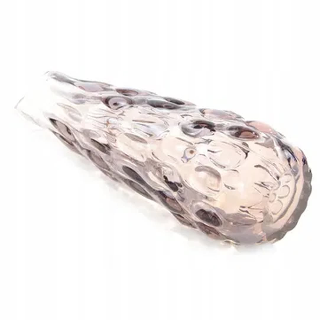 Fasolka vase, Mid-century modern, red glass, Ząbkowice, Poland, 1970s. - 183583