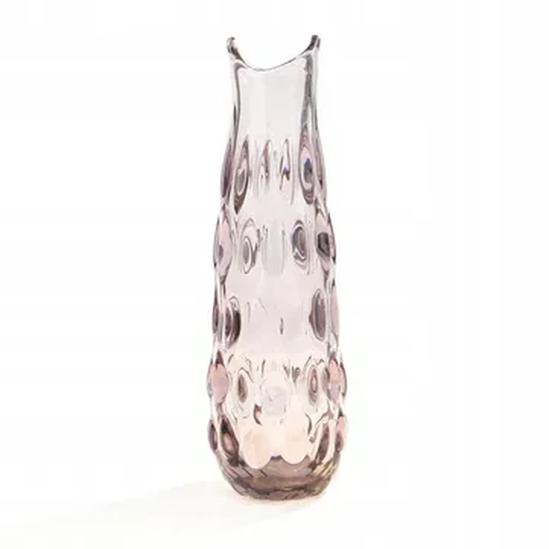 Fasolka vase, Mid-century modern, red glass, Ząbkowice, Poland, 1970s. - 183579