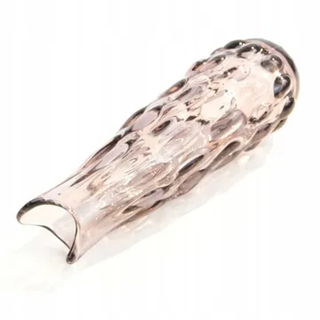 Fasolka vase, Mid-century modern, red glass, Ząbkowice, Poland, 1970s. - 183585