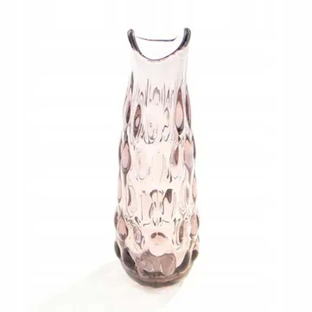 Fasolka vase, Mid-century modern, red glass, Ząbkowice, Poland, 1970s. - 183580