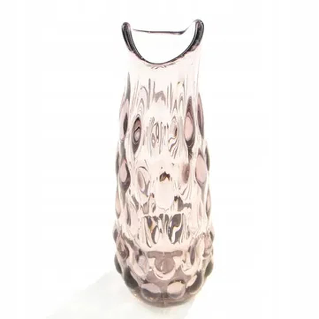 Fasolka vase, Mid-century modern, red glass, Ząbkowice, Poland, 1970s. - 183581