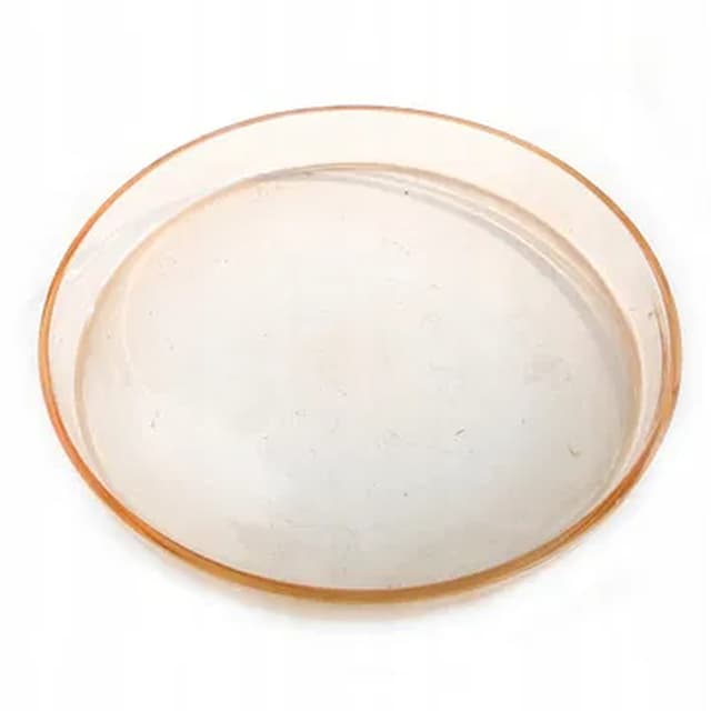 Taca Art Deco, szkło rozalinowe, Huta Hortensja, Polska, lata 50. - WYMIARY