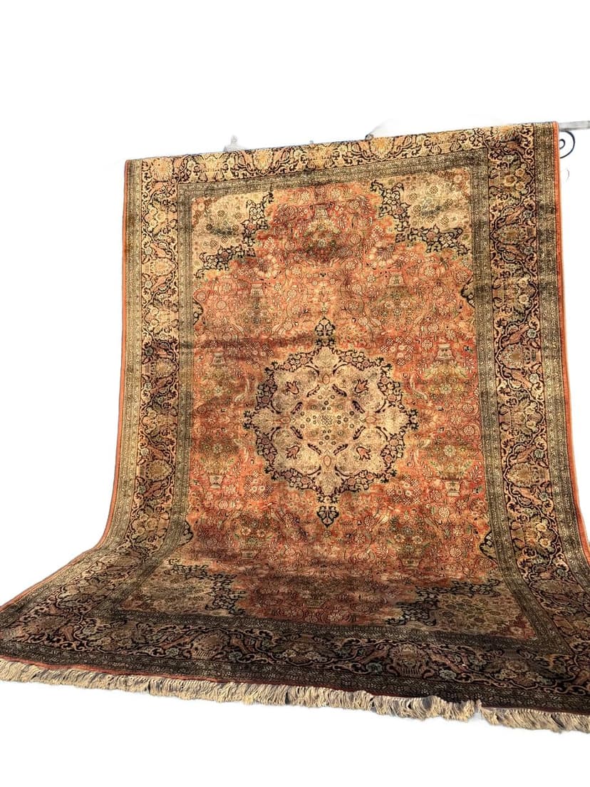 Rug Ghoum, 320x210 cm, silk, India