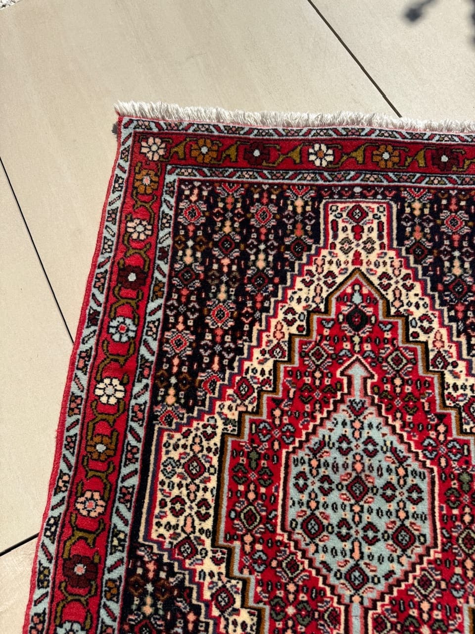 Dywan Bidjar 115x75 cm, czerwony, wełna, Iran - 183911