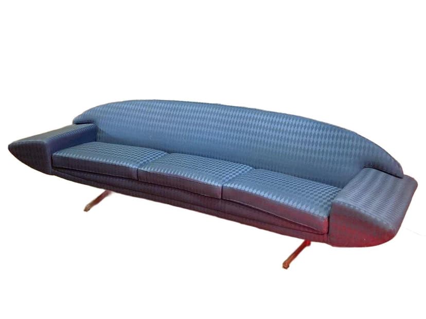 Sofa Capri, niebieska, proj. J. Andersen, Transum, Szwecja, lata 60.