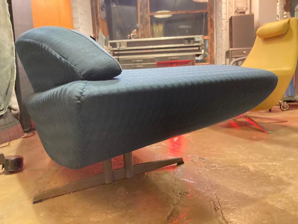 Sofa Capri, niebieska, proj. J. Andersen, Transum, Szwecja, lata 60. - 184654