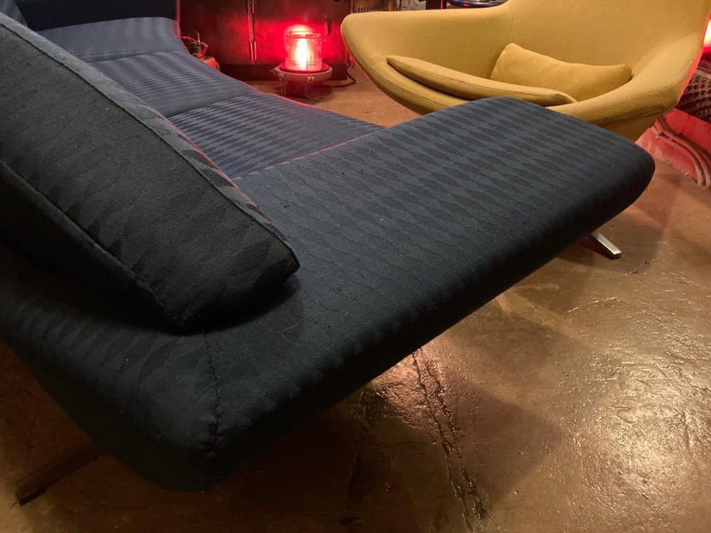 Sofa Capri, niebieska, proj. J. Andersen, Transum, Szwecja, lata 60. - 184657