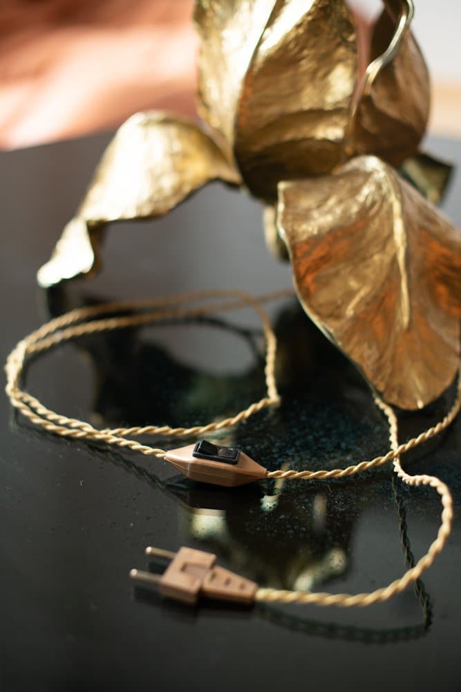 Lampa stołowa Iris, proj. Ch. Charles, Maison Charles, lata 70. - 184649