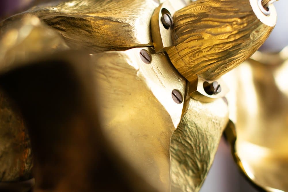 Lampa stołowa Iris, proj. Ch. Charles, Maison Charles, lata 70. - 184648