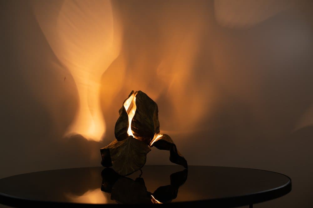 Lampa stołowa Iris, proj. Ch. Charles, Maison Charles, lata 70. - 184645