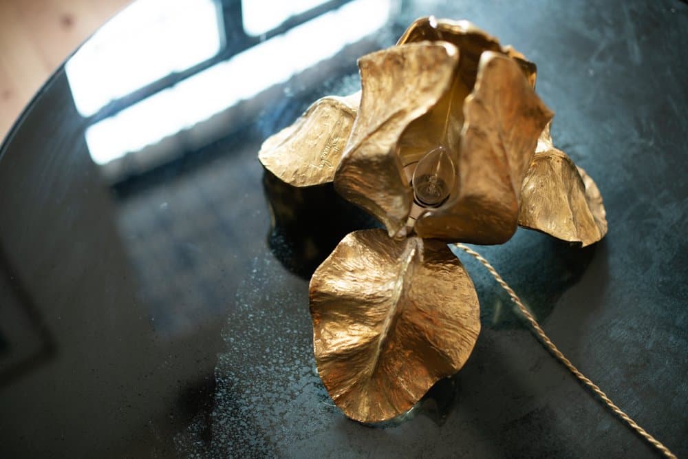 Lampa stołowa Iris, proj. Ch. Charles, Maison Charles, lata 70. - 184650