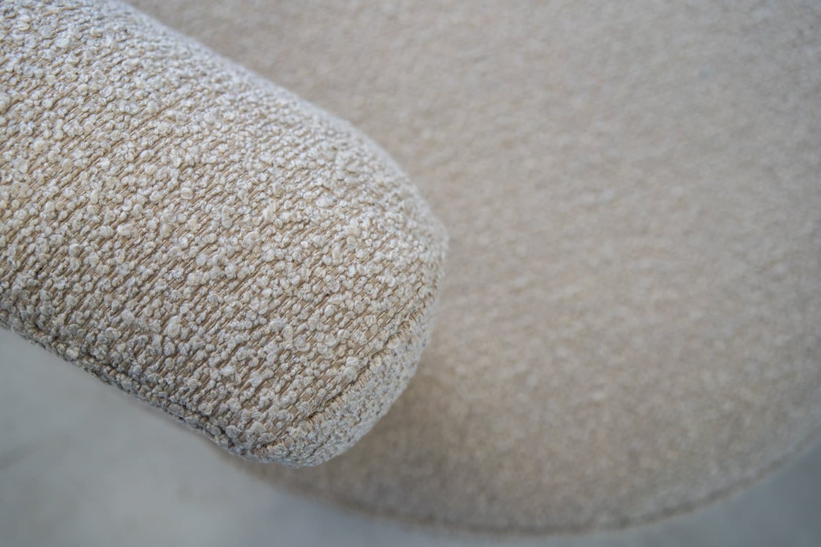 Sofa Serpentine, beżowa, tkanina boucle, Divano, 1970 - 184528