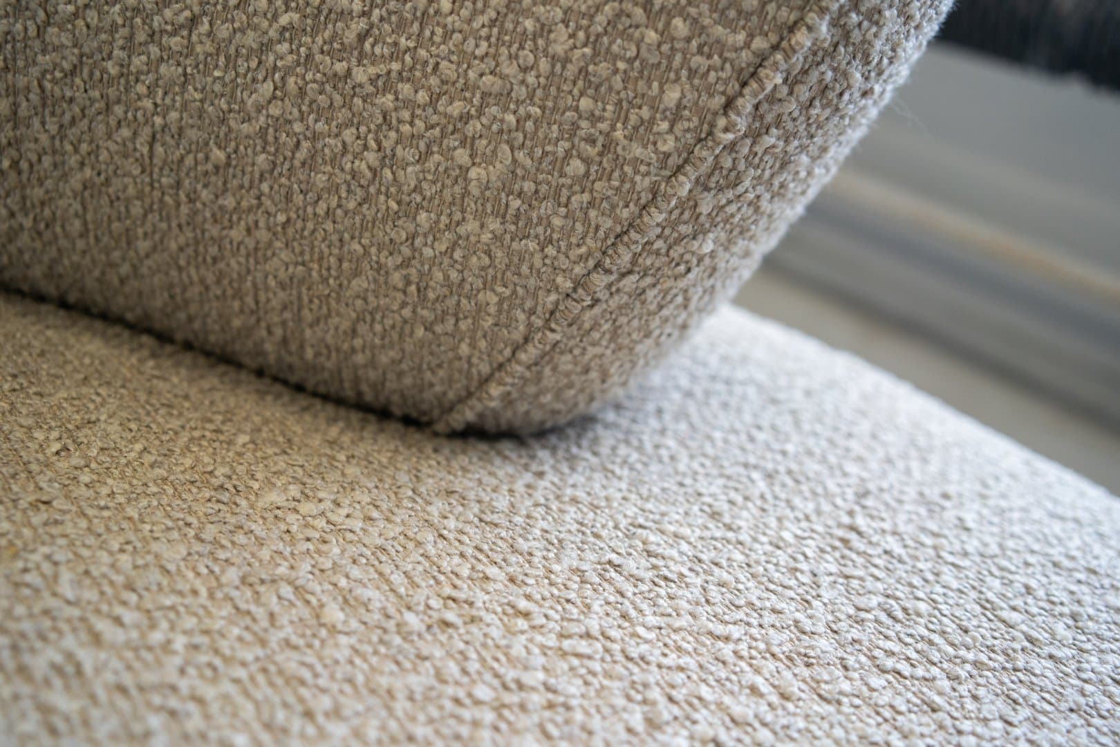 Sofa Serpentine, beżowa, tkanina boucle, Divano, 1970 - 184525