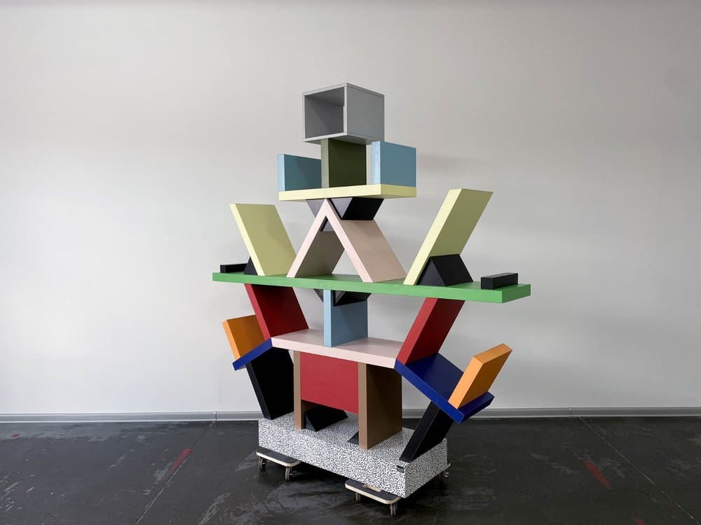 Carlton Shelving Unit Sottsass, multicolor, wood - 184506