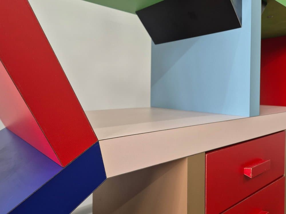 Carlton Shelving Unit Sottsass, multicolor, wood - 184504