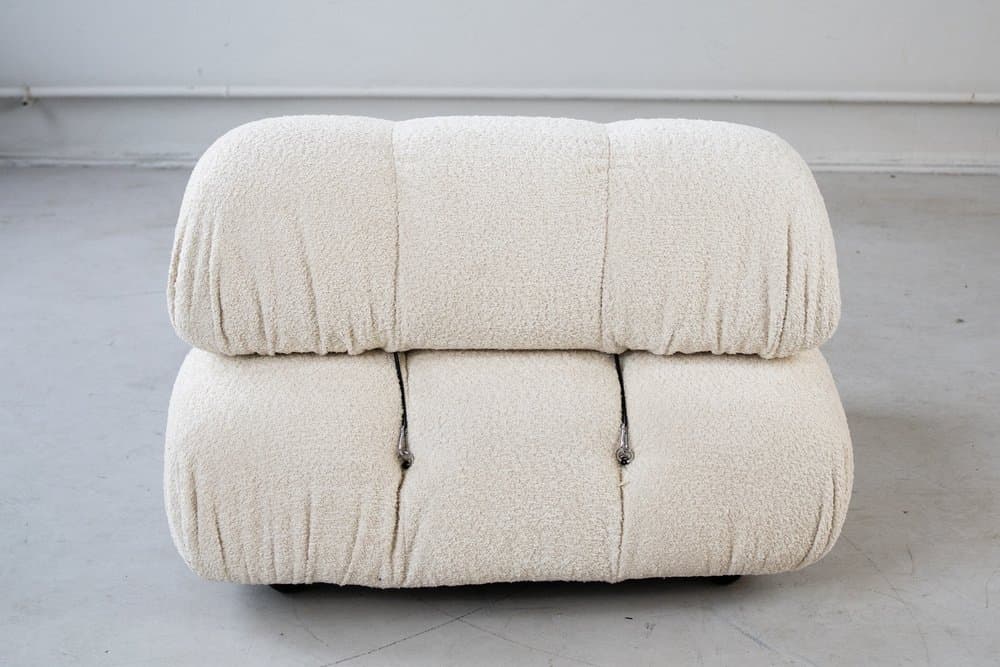 Zestaw sof Camaleonda 6 elementów, kość słoniowa, boucle, proj. M. Bellini, B&b Italia, 1972 - 184496