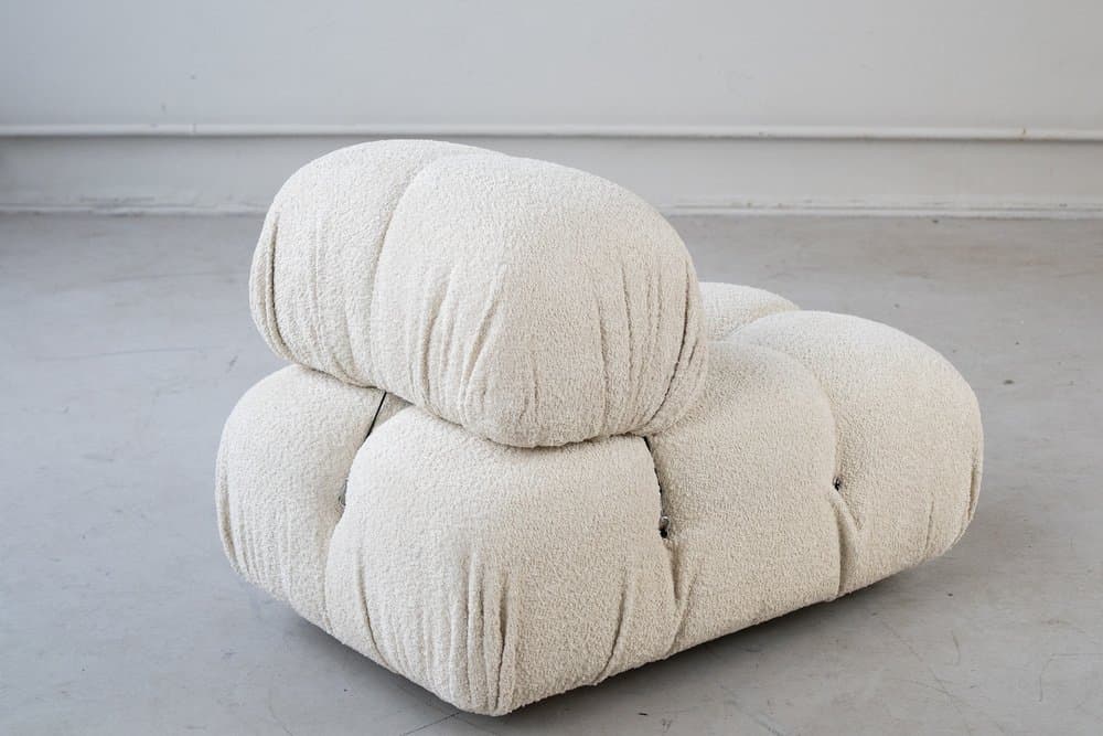 Zestaw sof Camaleonda 6 elementów, kość słoniowa, boucle, proj. M. Bellini, B&b Italia, 1972 - 184497