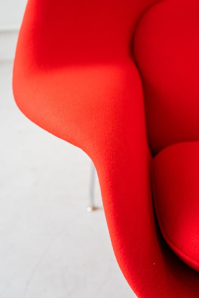 Zestaw foteli Womb, czerwony, tkanina - 184486