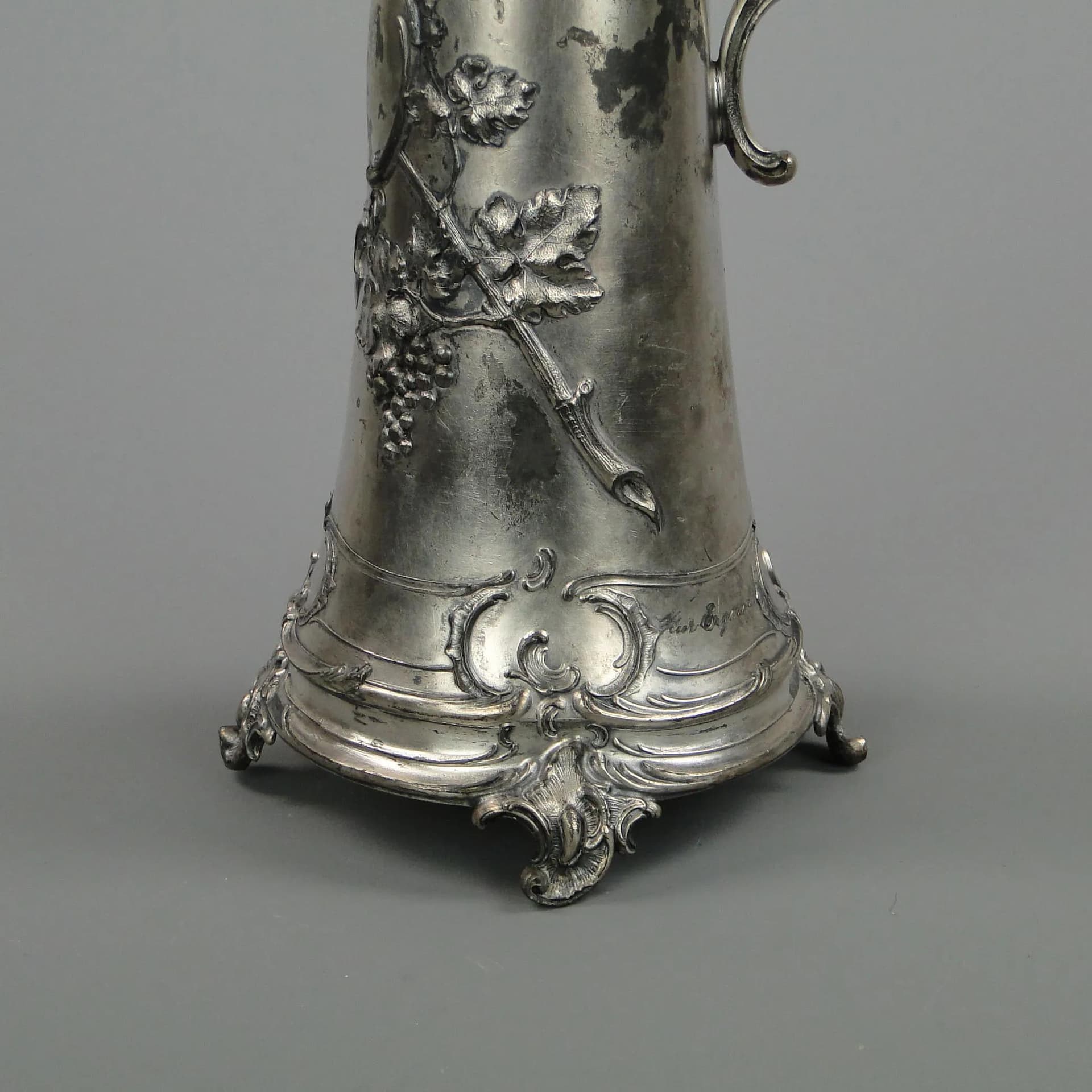 Jug Rococo, silver-plated pewter, WMF, Germany, 19th c. - 12761