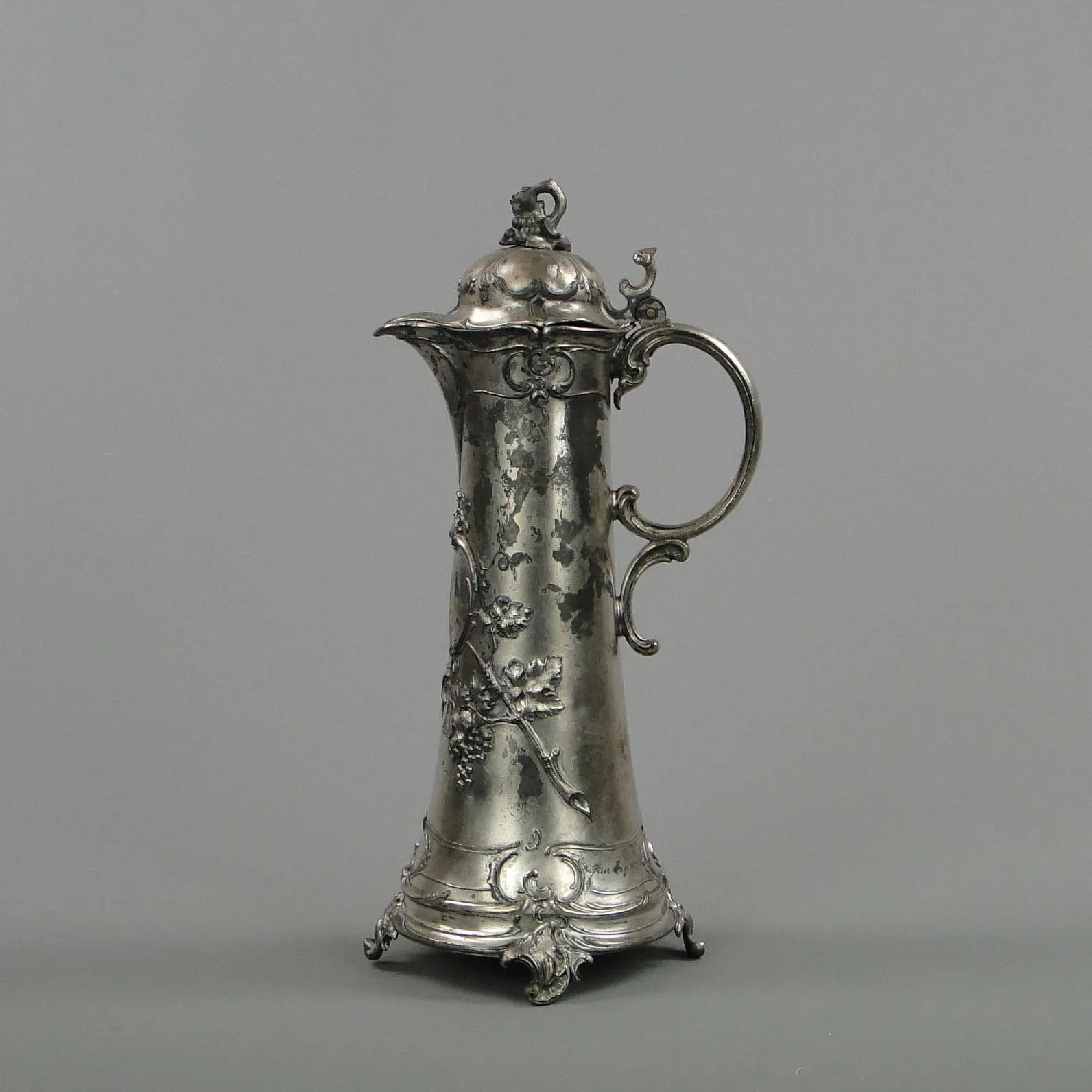 Jug Rococo, silver-plated pewter, WMF, Germany, 19th c. - 12759