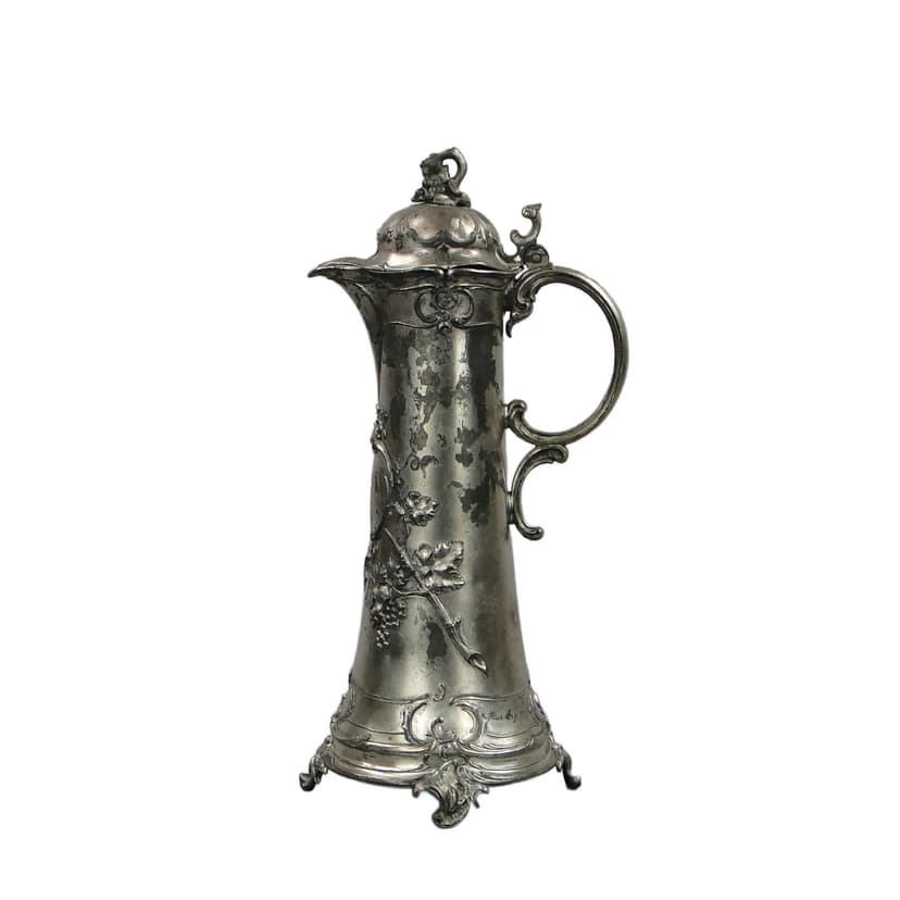 Jug Rococo, silver-plated pewter, WMF, Germany, 19th c.