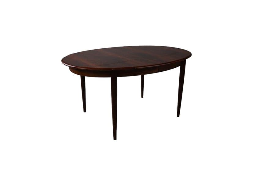 Stół jadalniany, ciemnobrązowy, palisander, Dania, lata 60.