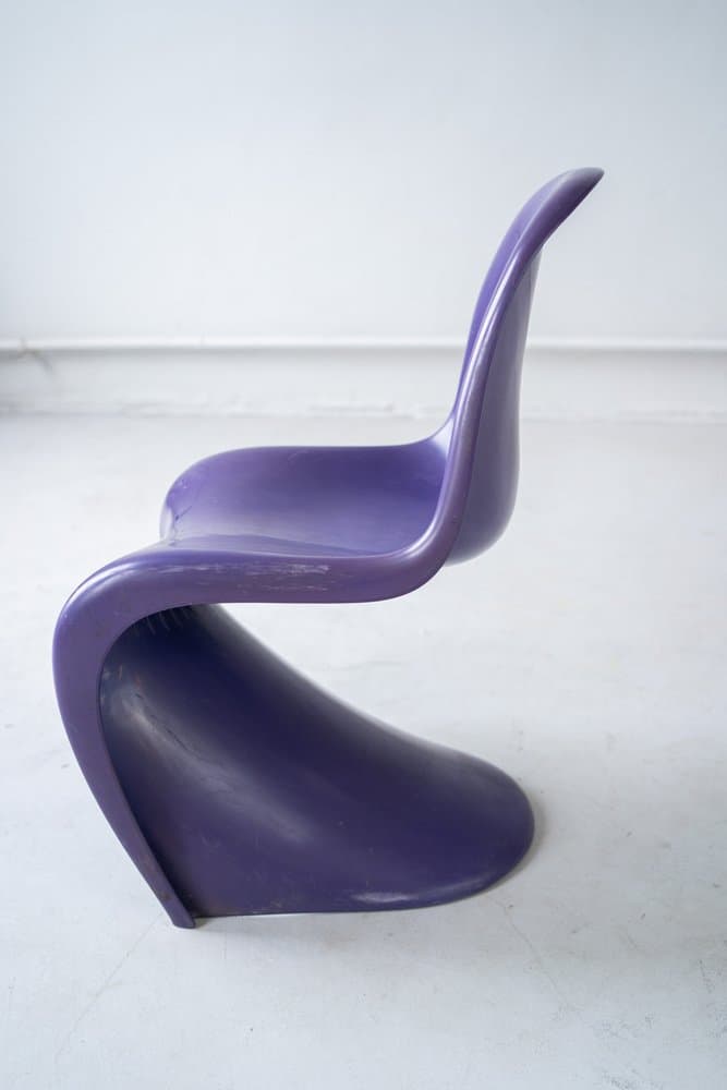 set of five Panton chairs, violet, plastic - 184303