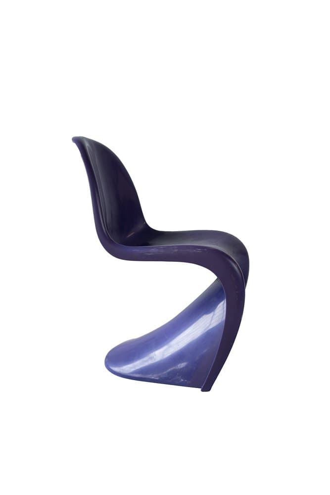 set of five Panton chairs, violet, plastic - 184298