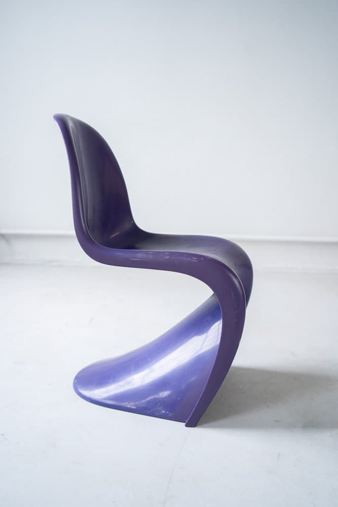 set of five Panton chairs, violet, plastic - 184305
